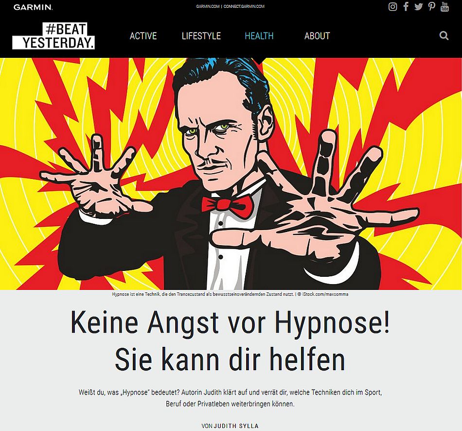 Keine Angst vor Hypnose! Sie kann dir helfen